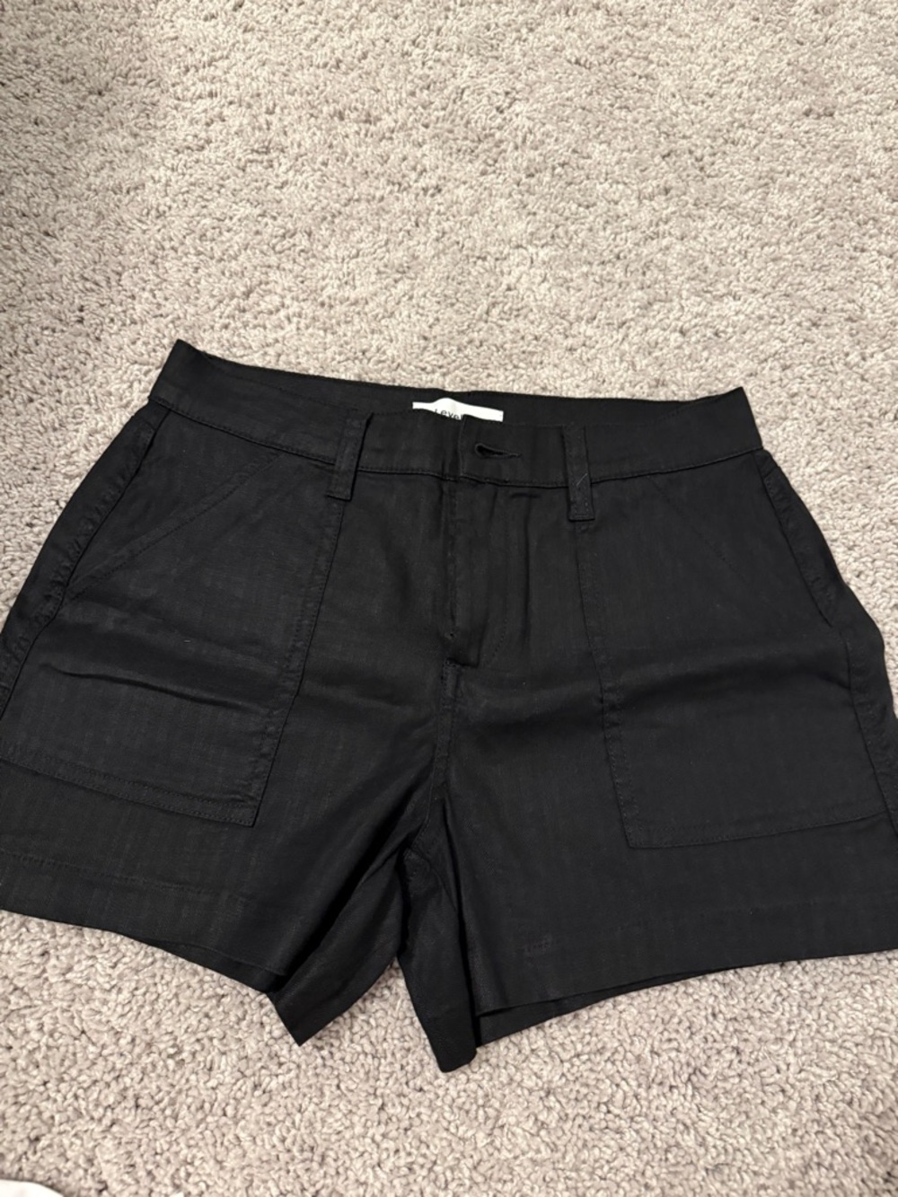 Level 99 Women’s Black Casual Utility Shorts